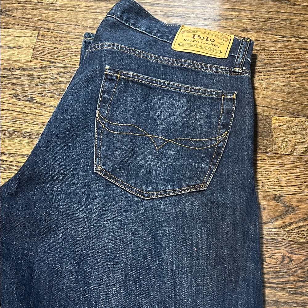 Ralph Lauren Dark Blue Straight Jeans - Picture 4 of 4